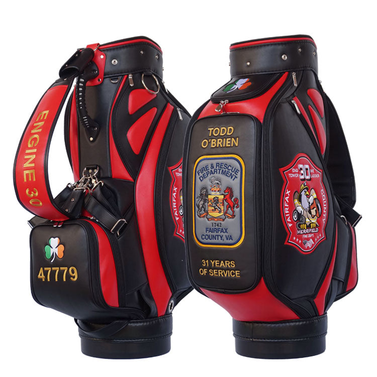 Fire Service Custom Golf Bag – Personalized Gifts fire department