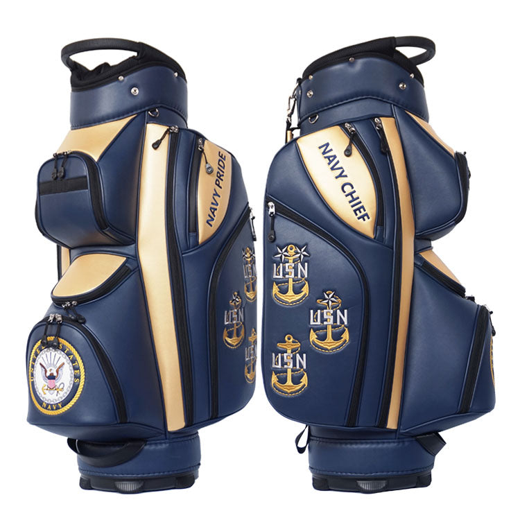 Navy Pride Custom Golf Cart Bag