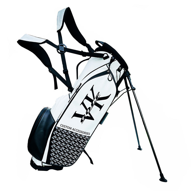mens golf stand bags with legs - leather stand bag golf