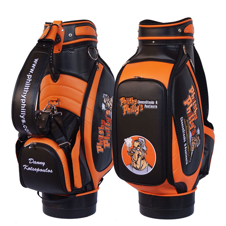 Bespoke Golf Staff Bag with custom embroidered logo