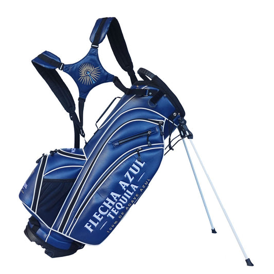 Custom Golf Bag SB04 - navy blue 14 full length divider stand bag