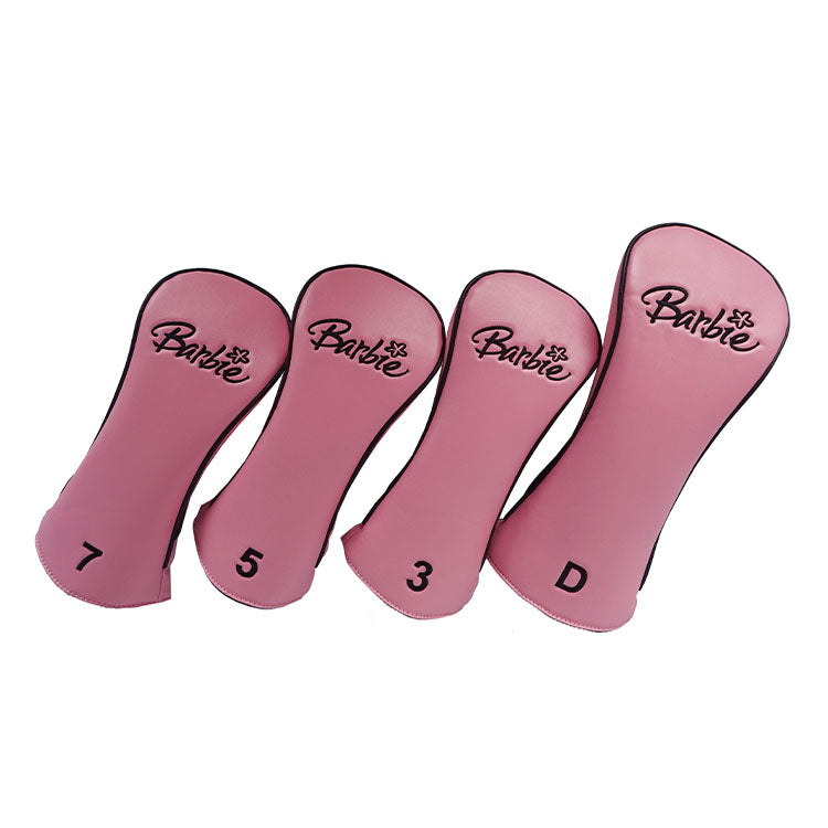 Custom Golf Head Covers for lady golfers pink barbie design