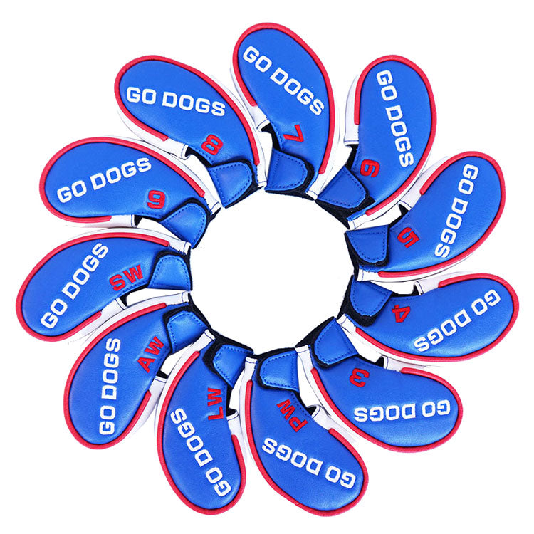 Custom Golf Iron Covers Customized go dogs sports team logo