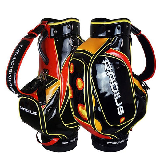 mens golf bag - Custom Tour Bag in black gloss finish and personalized logo