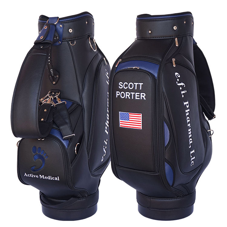 Custom Golf Bag Personalized with name embroidery and US flag