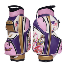 Custom logo Lady Cart Bag with feminine colors and design gift for women golfers
