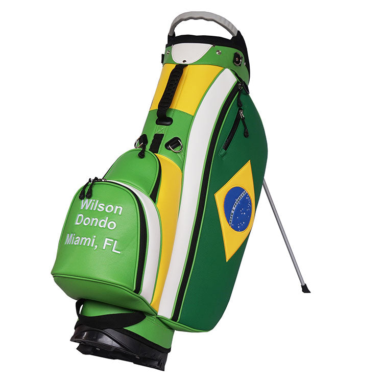Brazilian Flag Golf Bag - My Custom Golf Bag Global