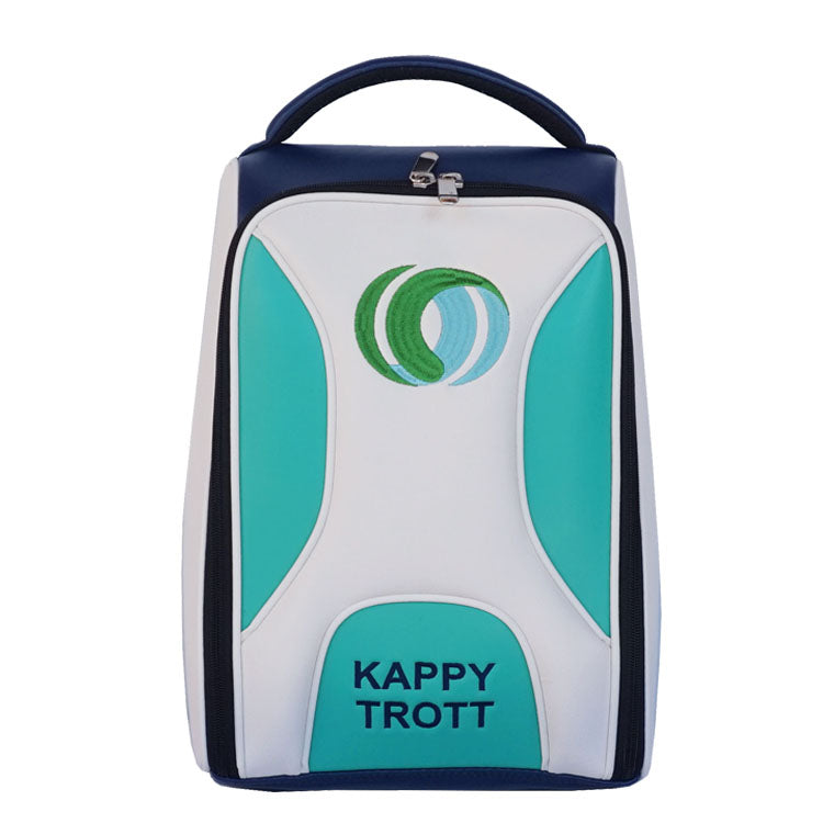 personalized ladies golf shoe bag with your name, color and logo
