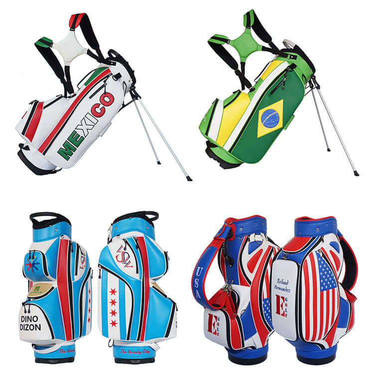 Custom Golf Bags with your choice of country or state flag