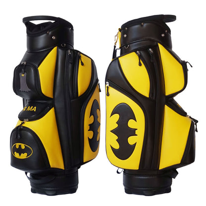 Batman custom cart golf bag personalized with name and logo