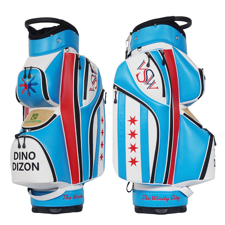 Chicago Flag custom golf cart bag - My Custom Golf Bag Global