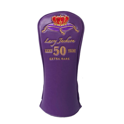 Custom Golf Driver Cover - Crown Royal design with personalized name gift idea
