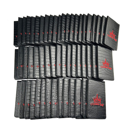 black leather custom golf yardage book covers - wholesale package