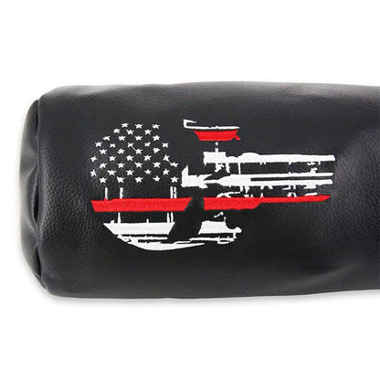 Custom barrel golf headcover with personalized embroidery