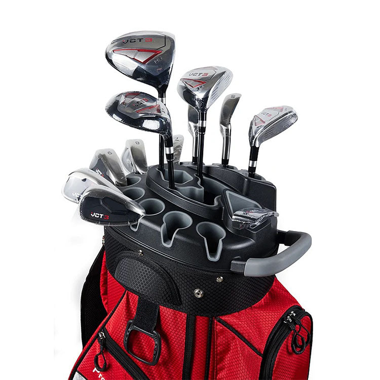 Custom cart bags - golf club divider bag with separate golf putter slot 