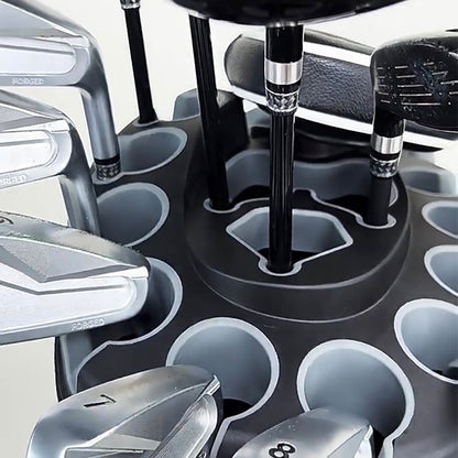 Custom golf cart bag 15 full length dividers  - top view