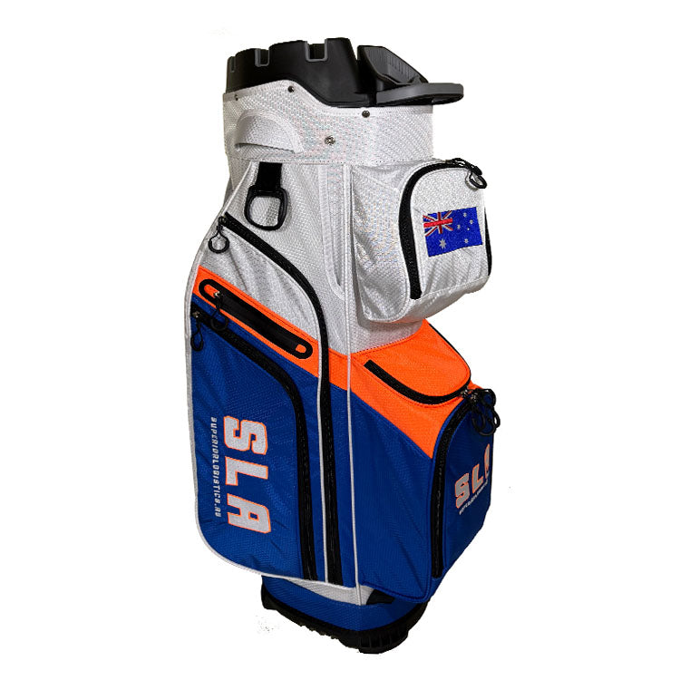 Custom golf cart bag bulk order - Unique Club Divider top Eliminating Club Clatter