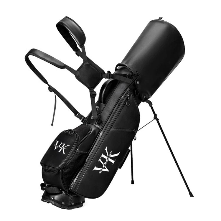 Custom golf stand bag black