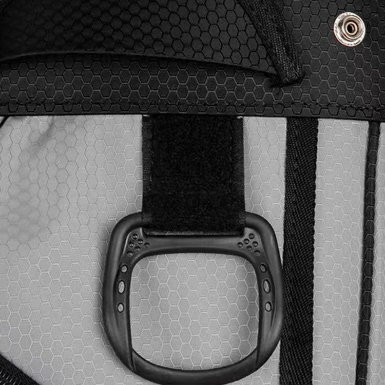 Custom logo golf cart bag towel ring with velcro golf gloves holder