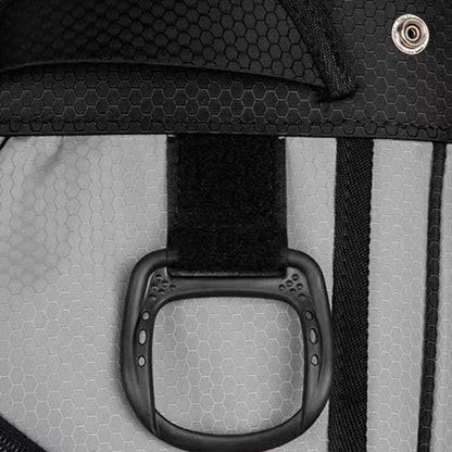 Custom logo golf cart bag towel ring with velcro golf gloves holder