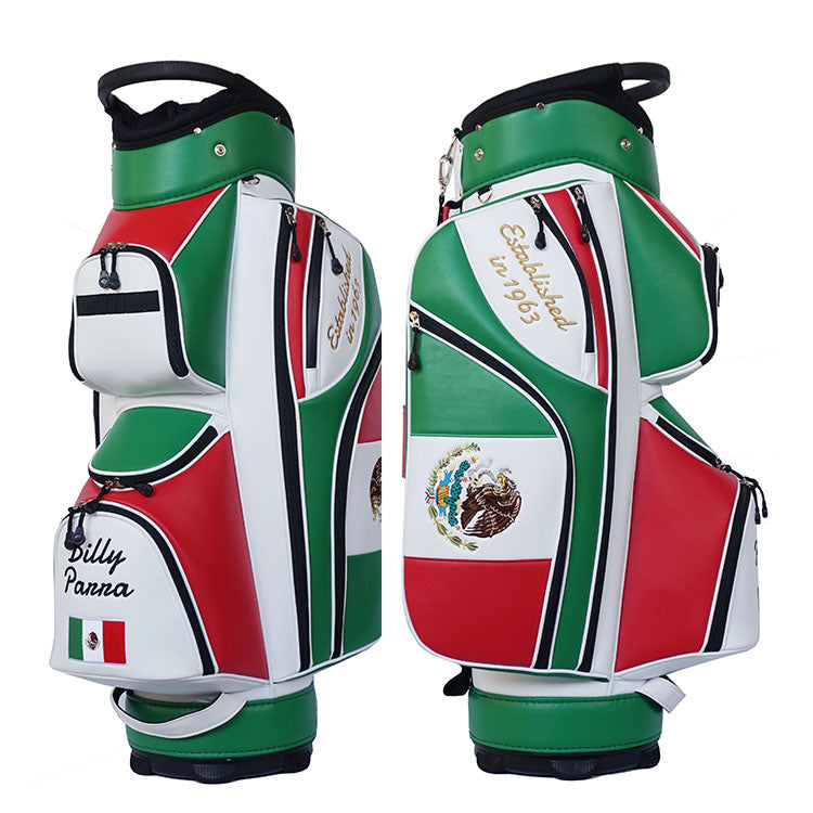 Mexican Flag Golf Cart Bag