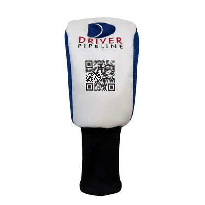 Customized Golf Mesh Driver Cover - QR code