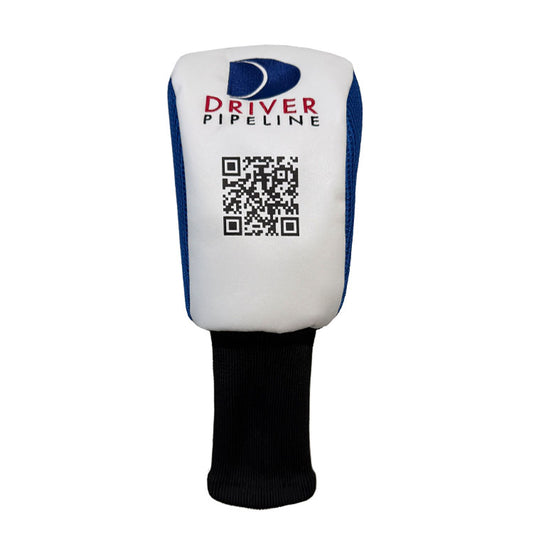 Customized Golf Mesh Driver Cover - QR code