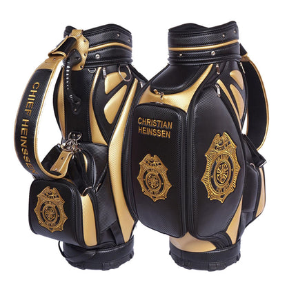 Fire Service Custom Golf Bag - golf gift for Fire Chief