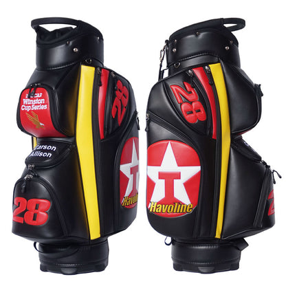 NASCAR custom golf bag with embossed logo