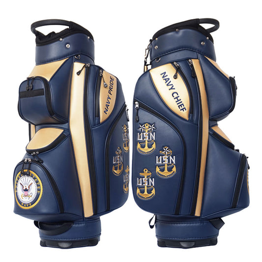 Navy Pride Custom Golf Cart Bag