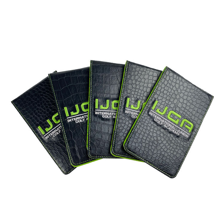 Personalized yardage book holder made to order in custom colors