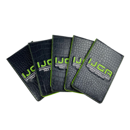 Personalized yardage book holder made to order in custom colors