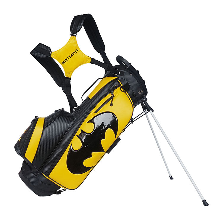 batman custom golf bag leather finish