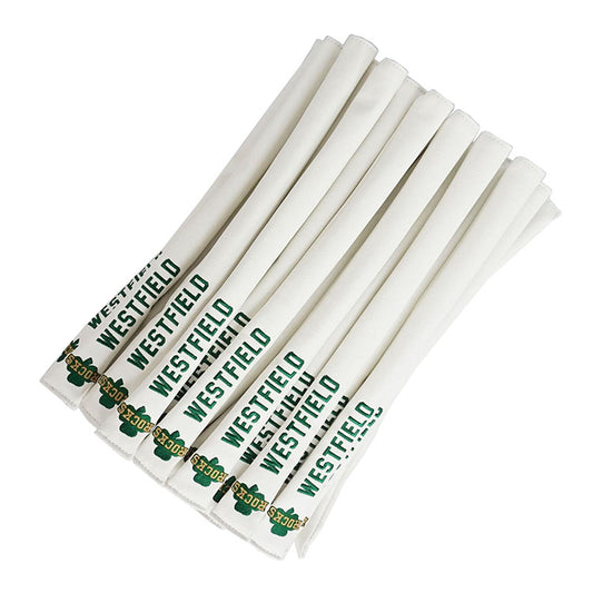 Custom Alignment Stick Covers - embroidered high school golf team logo