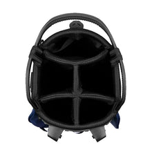 Ultralight weight golf stand carry bag - top view 5 dividers