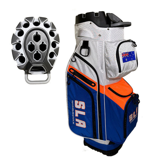 Custom cart bag with Unique Club Divider top Eliminating Club Clatter