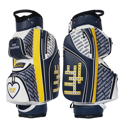 custom golf cart bag: best fathers day gift for dad golfers