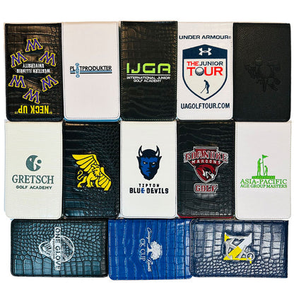 Custom Golf Yardage Book Covers / Scorecard Holder Yardage Book Covers - My Custom Golf Bag Global