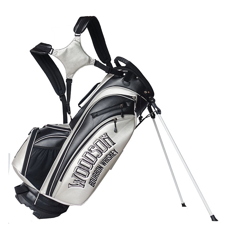 custom golf stand bag with 14-way divider full length