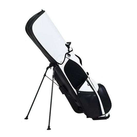 custom microfiber leather golf stand bag - waterproof zippers magnetic closure valuables pocket