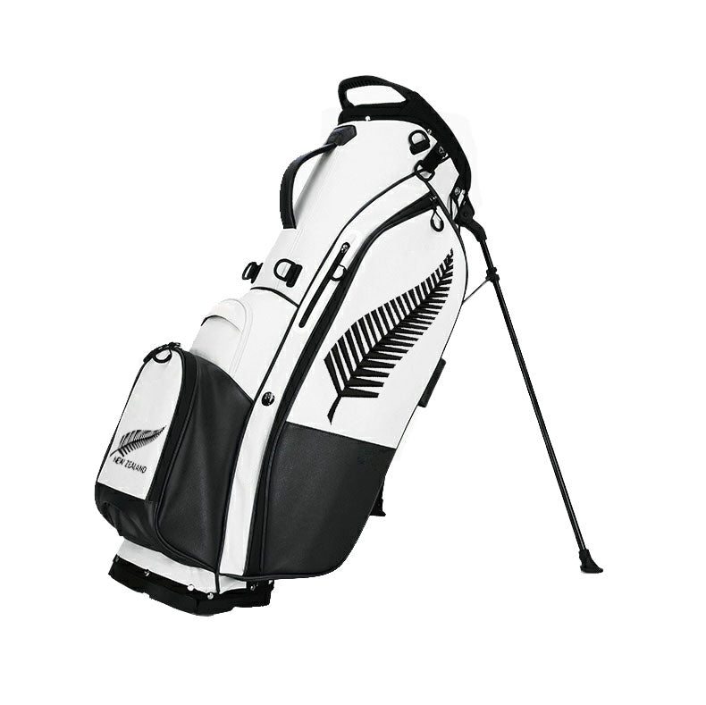 custom microfiber leather golf stand bag - waterproof zippers