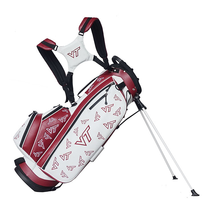 custom stand golf bag embroidered with logo pattern