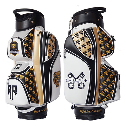luxury golf cart bag for men personalized with logo and name
