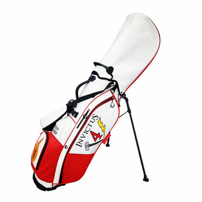 mens golf stand bags with legs - monogramed name 