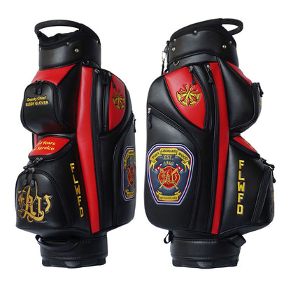 fire fighter custom golf bag gift for deputy fire chief