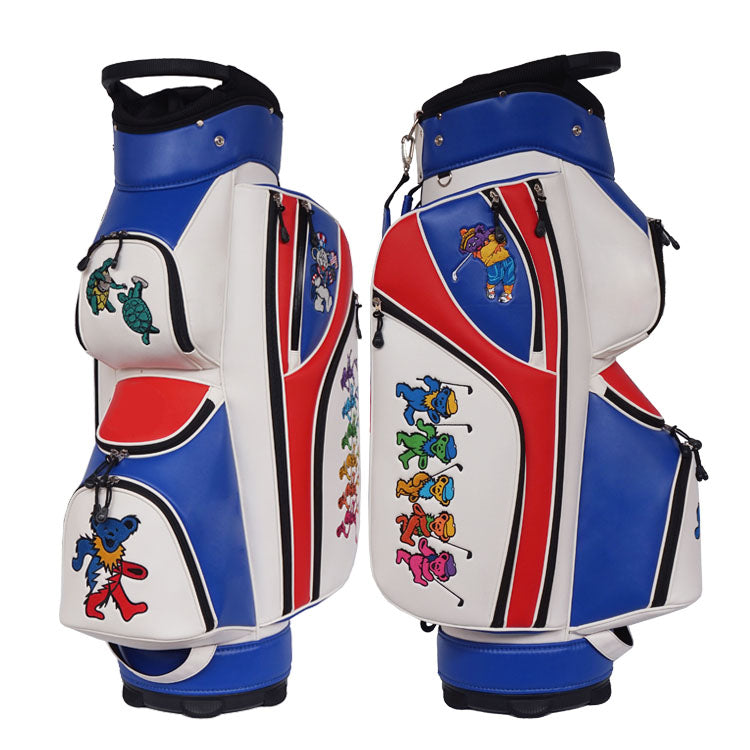 customized personalized golf cart bag Grateful Dead - dancing bears