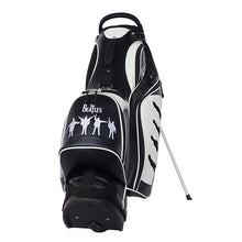 microfiber leather custom golf stand bag - ball pocket, valuables pouch and drink compartment
