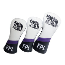 Custom Golf Head Covers with embroidered logo and initials 