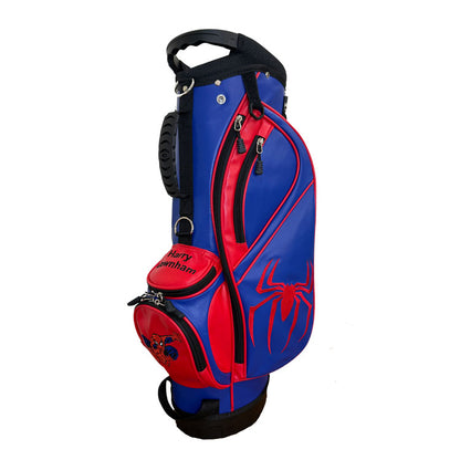 Spider-man junior golf bag customized with logo and name