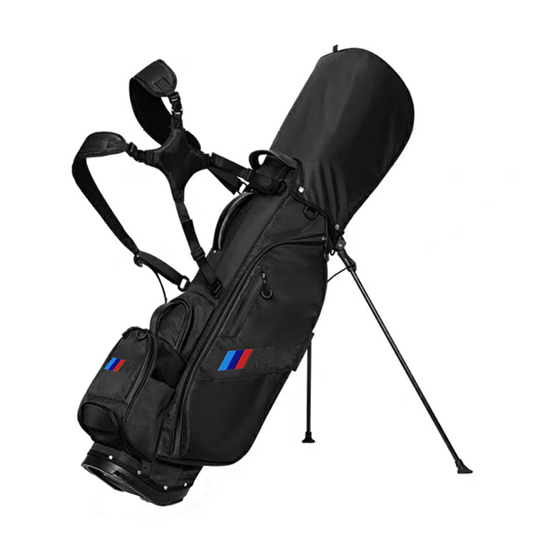 custom golf stand bag 14 slots full length dividers - waterproof nylon material in black